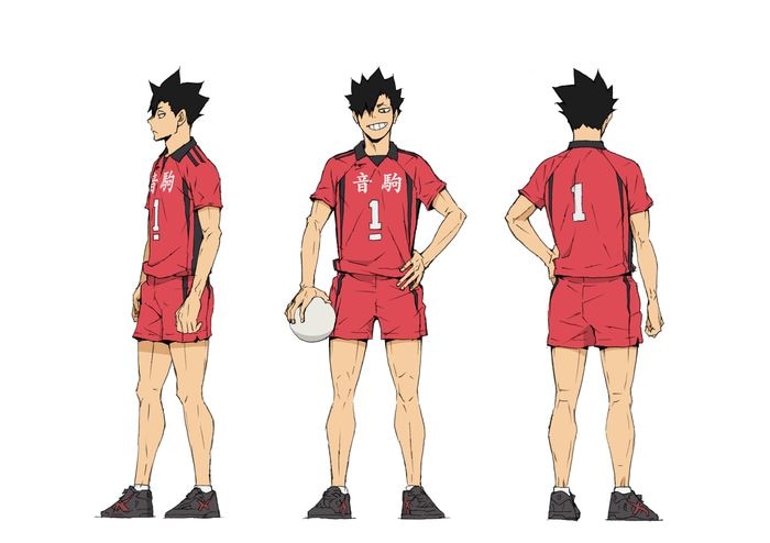 黒尾鉄朗（CV：中村悠一）のキャラクタービジュアル。 [画像ギャラリー