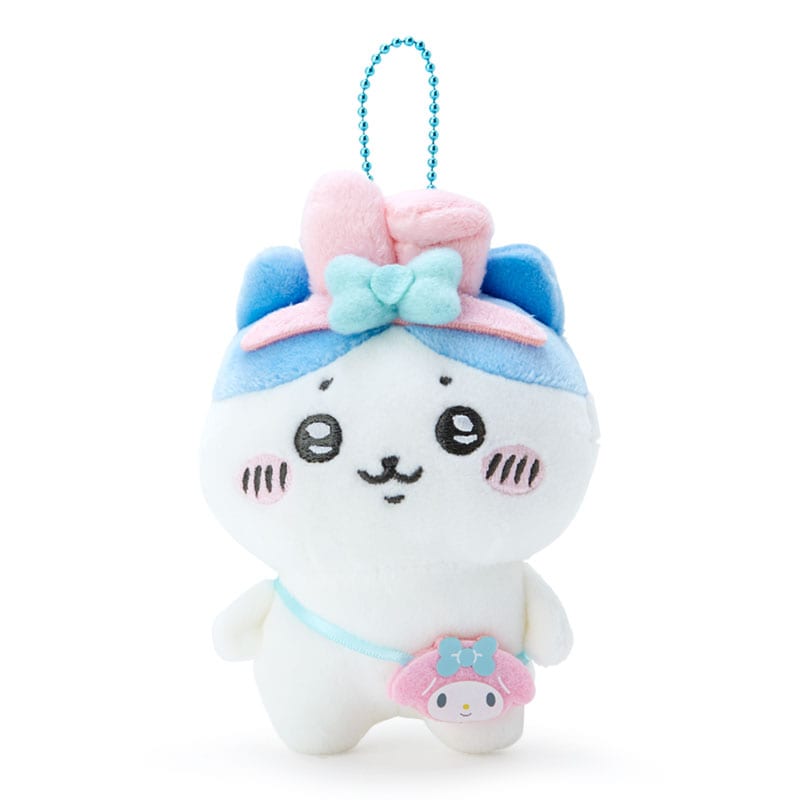 ちいかわ×サンリオキャラクターズ マスコットホルダー（ハチワレ