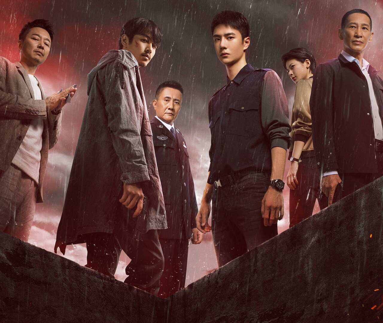 中国ドラマ「冰雨火～BEING A HERO～」ビジュアル (c)2022 China