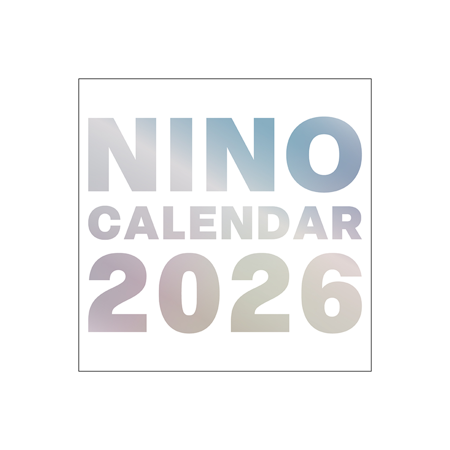 NINO CALENDAR 2026 | ラインナップ | オフィスにの本店