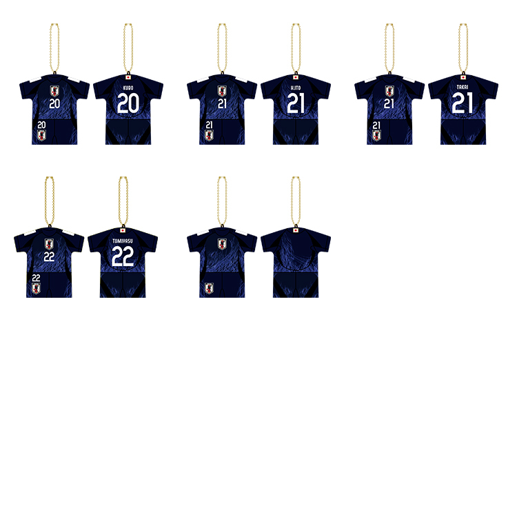 SALE】プレーヤーズユニ型クッションキーホルダー2024(SAMURAI BLUE