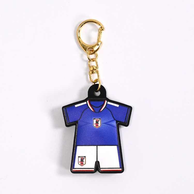 ユニフォーム型ラバーキーホルダー2026(SAMURAI BLUE)STADIUM LINE
