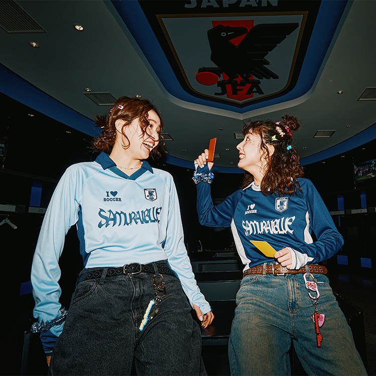 ミラーキーホルダー(SAMURAI BLUE) INNOCENT LINE | JFA STORE | 日本