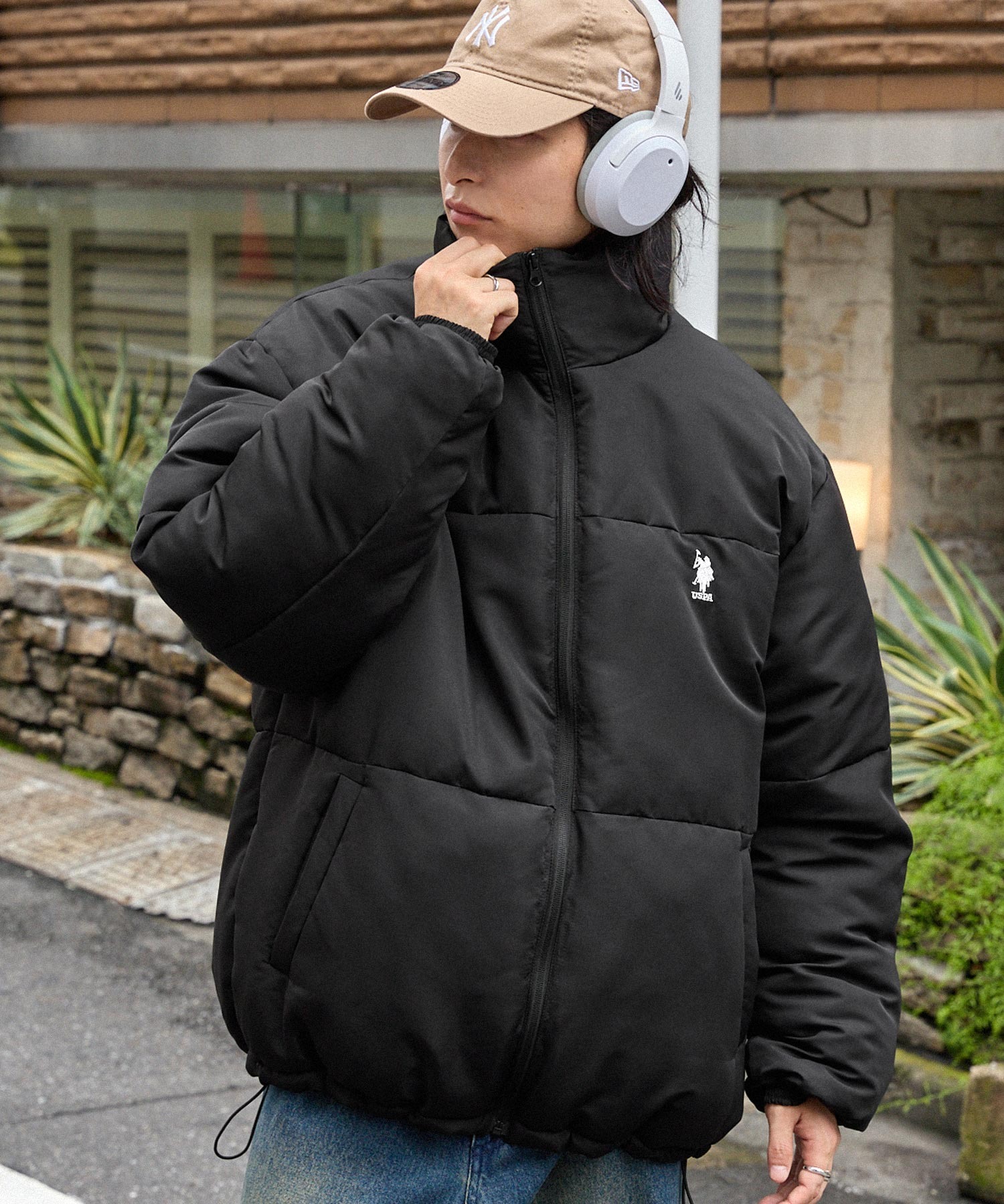 U.S. POLO ASSN./ユーエスポロアッスン 別注 ロゴ刺繍 オーバーサイズ