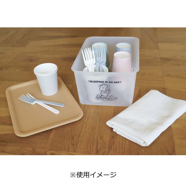スヌーピー コレクトBOX S (クリア)