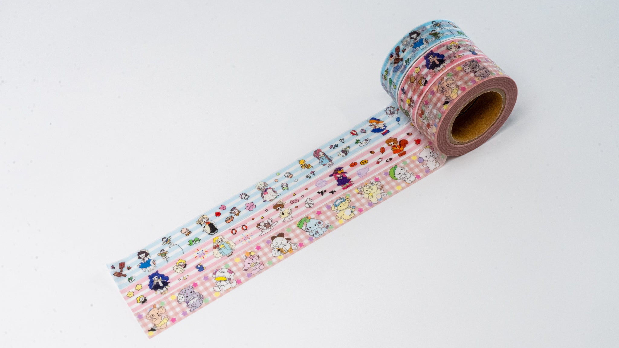 ぽてっこのときめくいちねんかん マスキングテープ【全3種】 – okbase