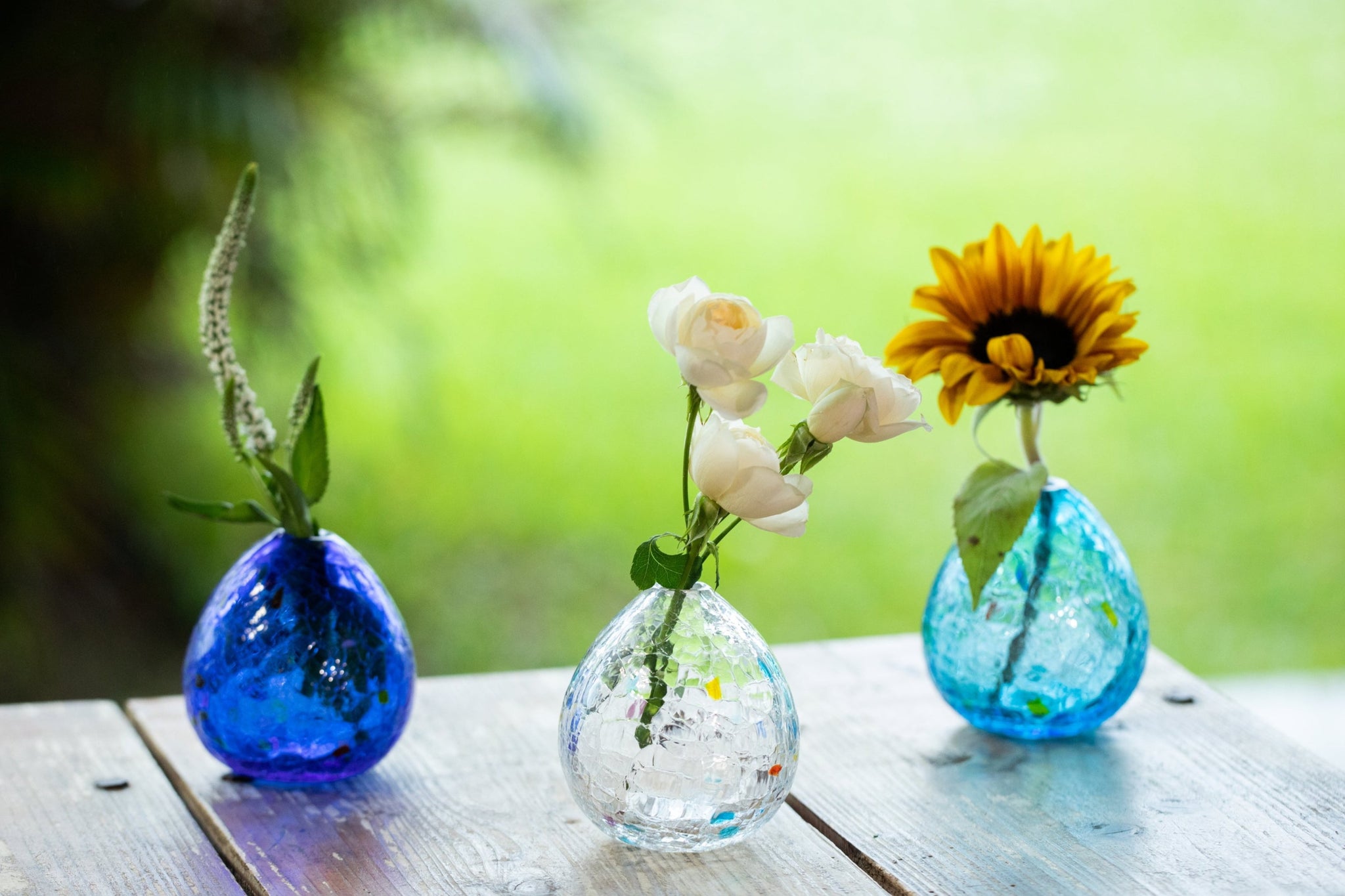 FLOWER VASE】琉球ガラスの海風 花器 オンラインストア 人気商品
