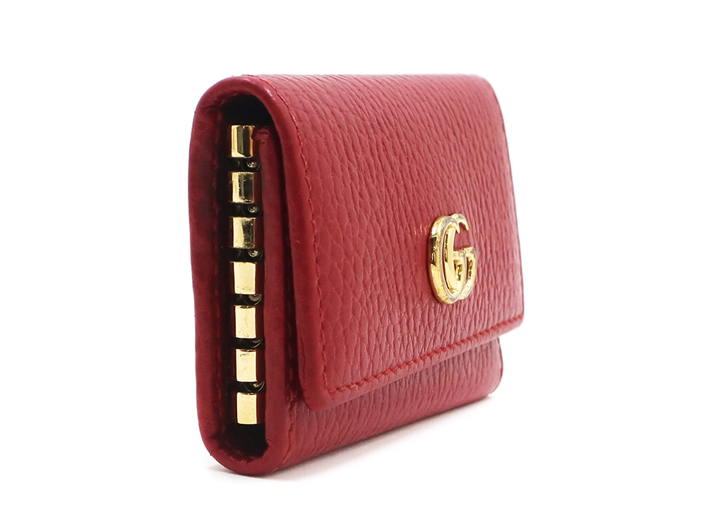 未使用】 GUCCI オフィディア キーケース GGマーモント 季節カラー