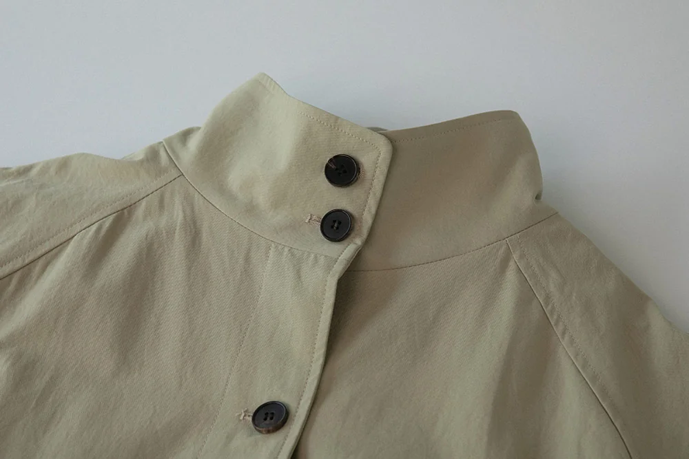 drop trench coat | OHOTORO