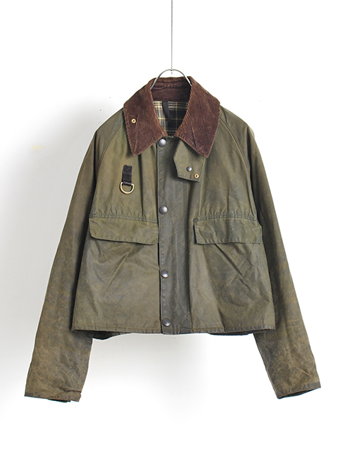 VINTAGE】94s 3warrant Barbour SPEY JACKET Sage Medium - 毎日を