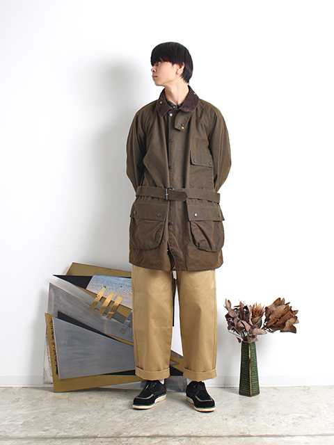 VINTAGE】91s 3warrant Barbour SOLWAY ZIPPER Olive C42 - 毎日を