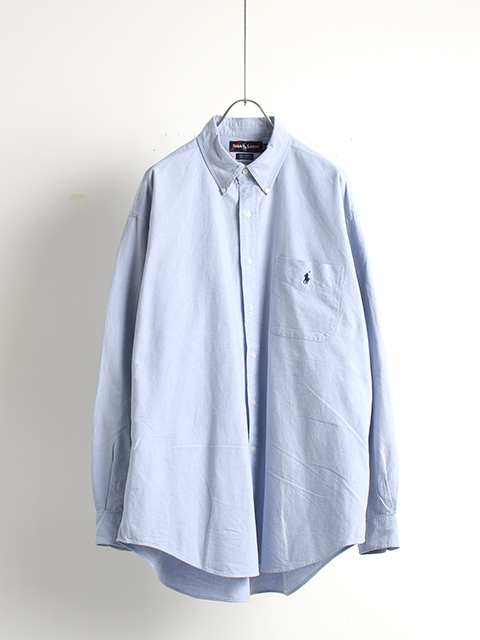USED】RALPH LAUREN BUTTON DOWN SHIRT 