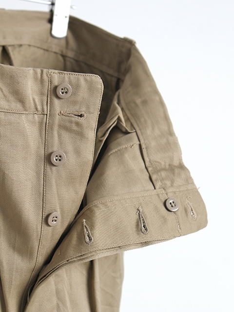 VINTAGE】50～60s FRENCH ARMY M-52 2TUCK CHINO TROUSERS size26