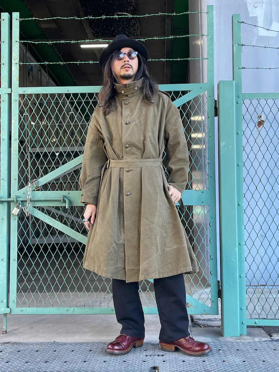 フランス軍M35モーターサイクルコートの特徴や着こなし方を徹底紹介