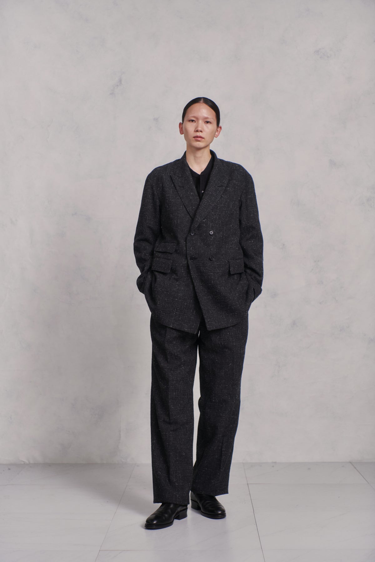 DOUBLE-PLEATED DRAPE TROUSER - 252OJ-PT01 – OLD JOE BRAND