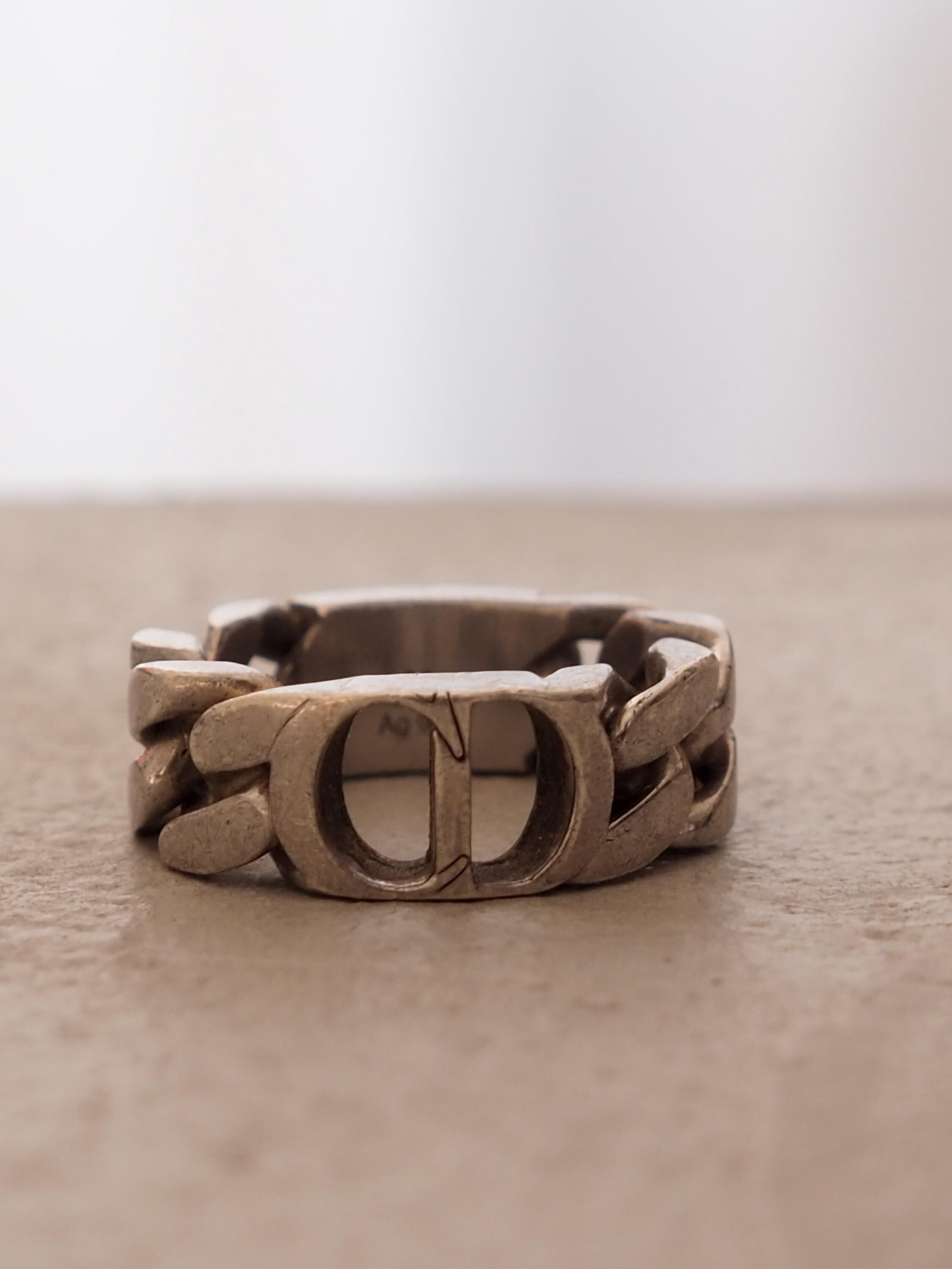 Christian Dior ディオール アイコンチェーン リング 指輪 メンズ ユニ