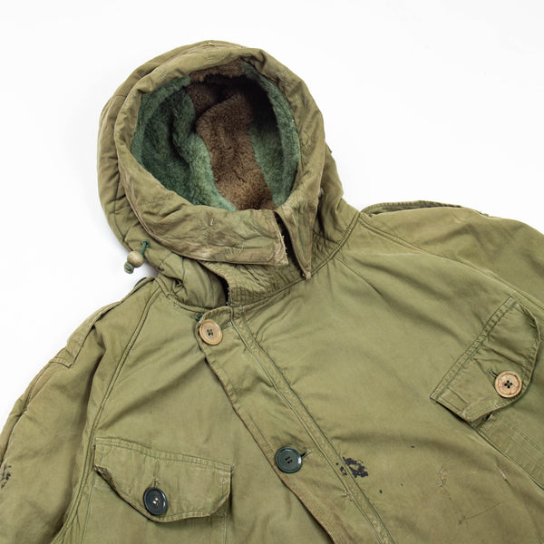 Rare 50s Vintage British Army 2nd Pattern Middle Parka - X-Large