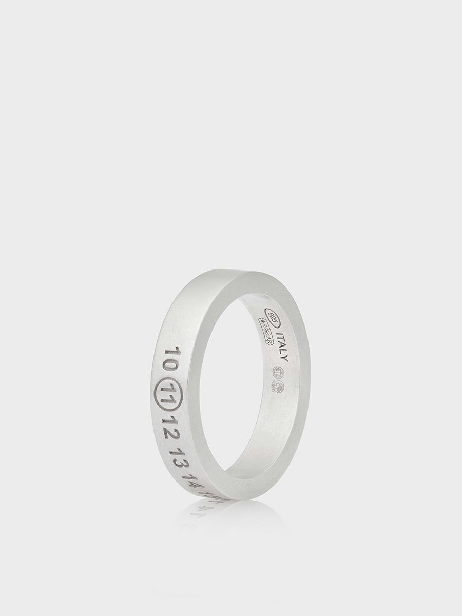 NUMBER REFERENCE RING 4mm[SILVER] | 1LDK (ワンエルディーケー) 公式