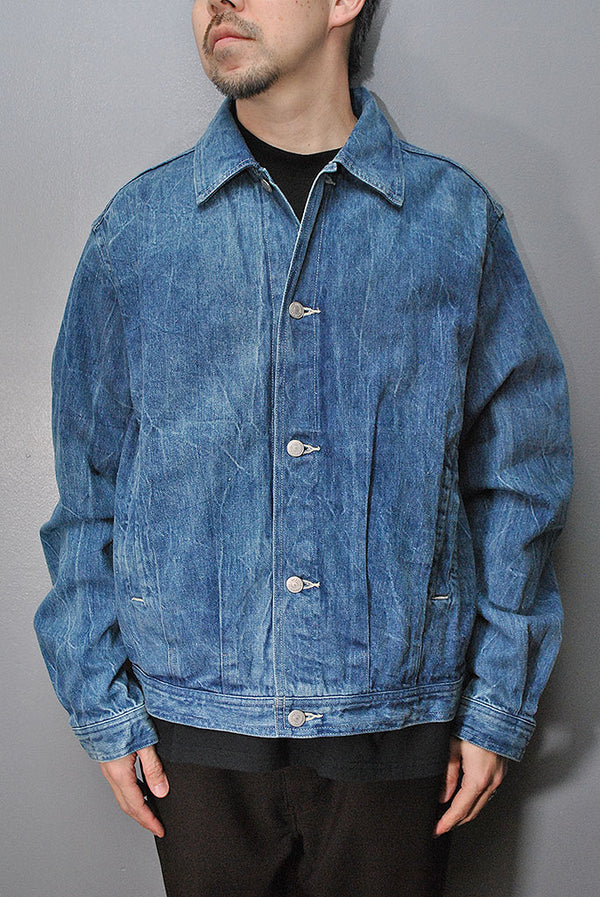 SELVEDGE FADED LIGHT DENIM BLOUSON 25ss