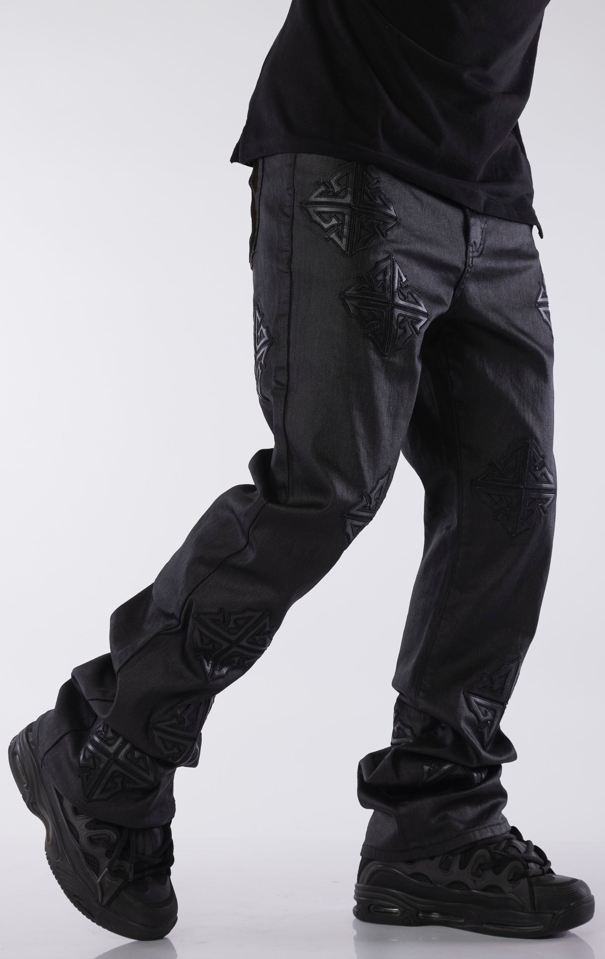 パンツ GUAPI Obsidian Icon Flared Denim 30 GUAPI OBSIDIAN BLACK