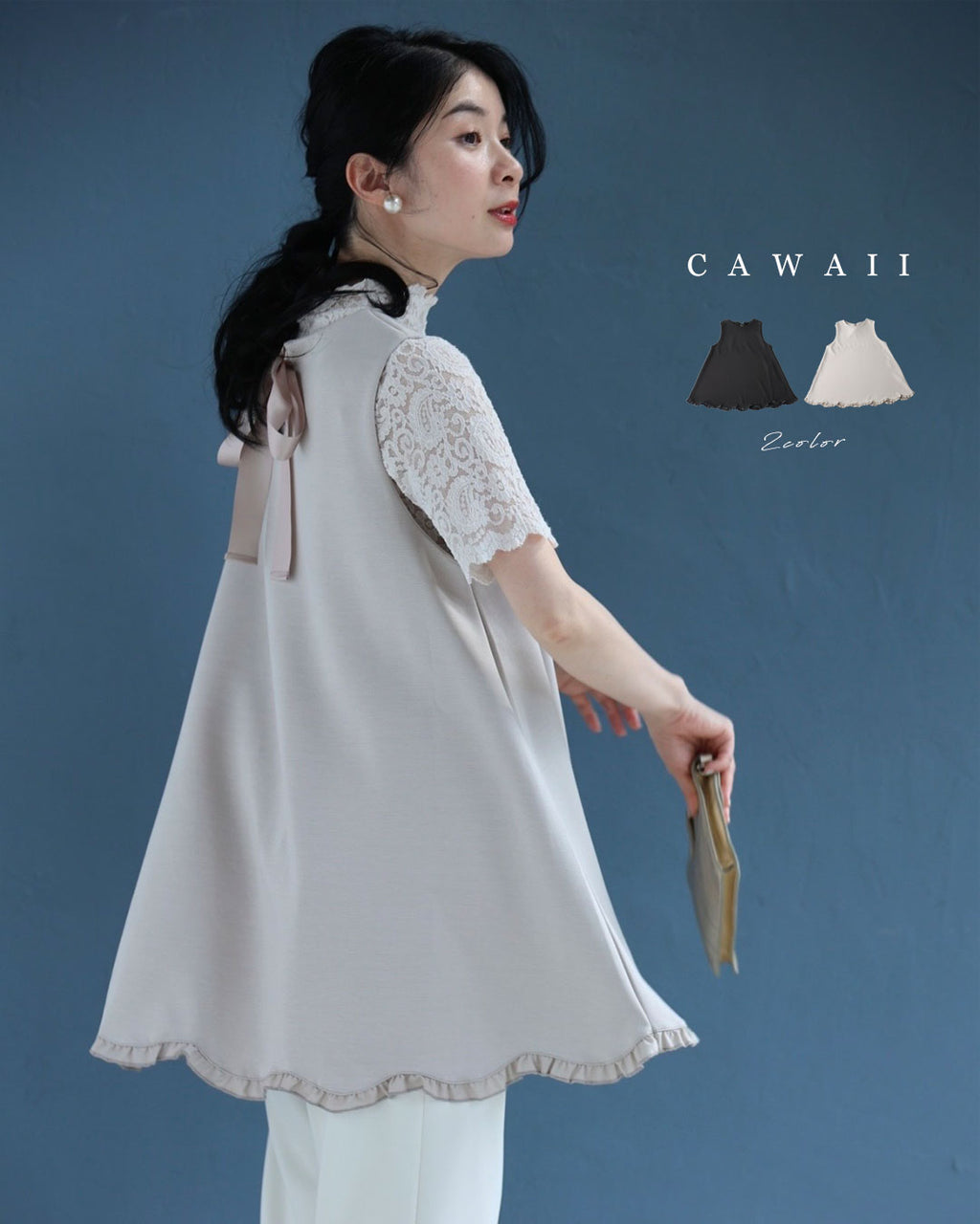 TOKUKO トクコワンピース TOKUKO 1er VOL ギター柄チュニック ニット