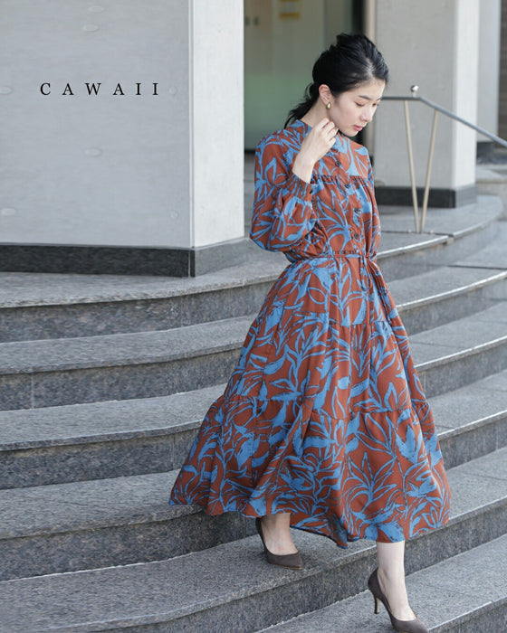 SOBRE◎ローズマーメイドミディアムワンピース 2XL SOBRE◎ローズ