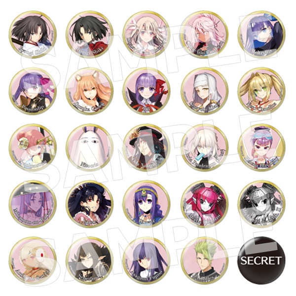 復刻】Fate/Grand Order 霊基召喚缶バッジ イベントサーヴァント2