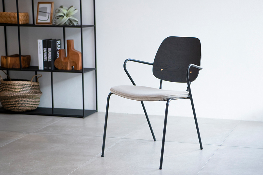 モーダエンカーサ クィーン チェア イス オーク材 カフェ 北欧 モーダ