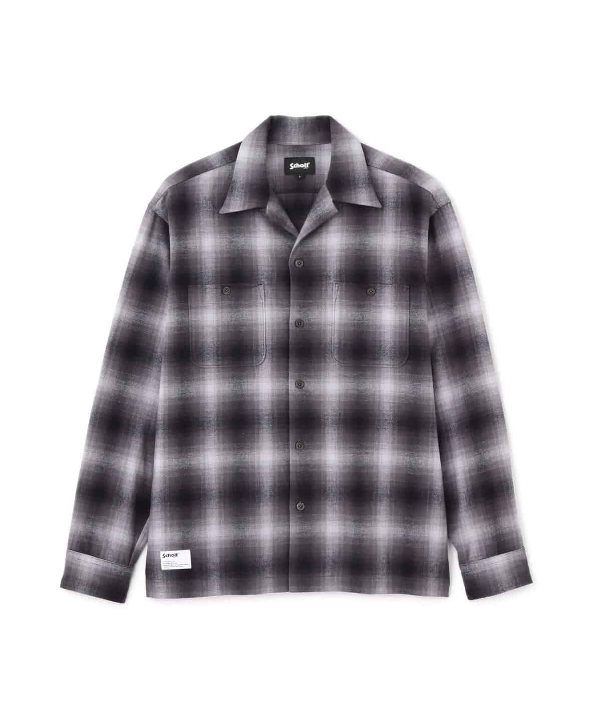 Schott/ショット/OMBRE CHECK FLANNEL LS SHIRT/オンブレチェック
