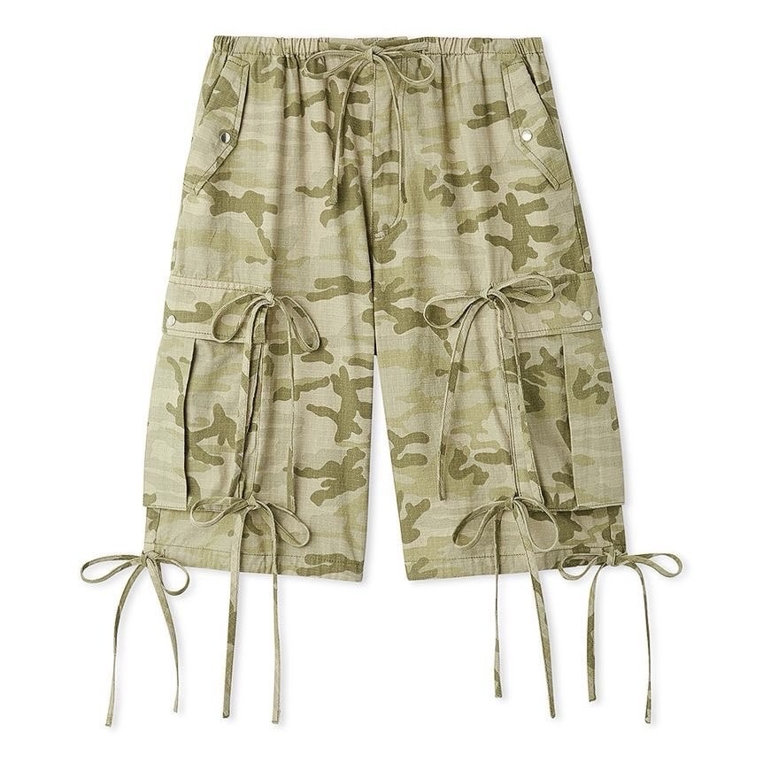 リボンディテールハーフカーゴパンツ(F WHT)｜ FURFUR｜渋谷PARCO