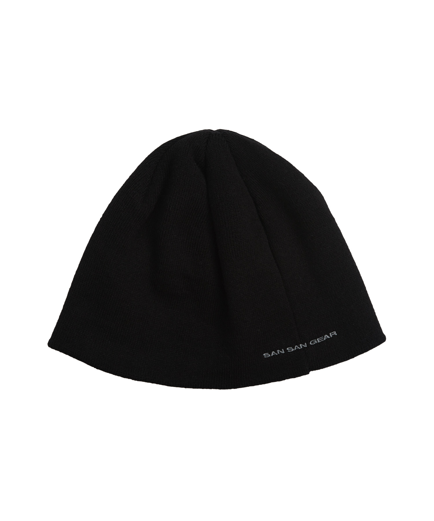 SAN SAN GEAR 黒 ニット帽 SANSANGEAR ブラックニット帽 グラフィック
