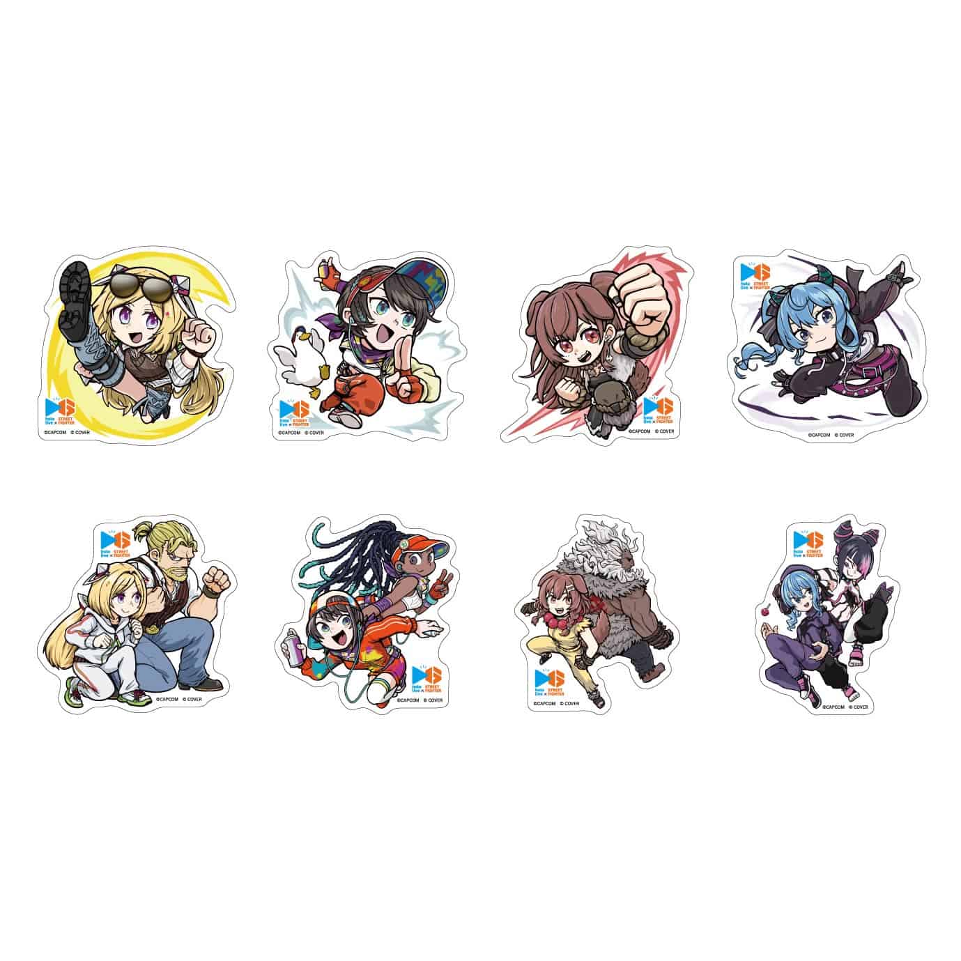 カプコンカフェ ストリートファイター6×ホロライブ第2弾 BIGステッカー