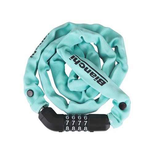 BIANCHI(ビアンキ) 鍵 ダイヤルチェーンロック B チェレステ | 自転車