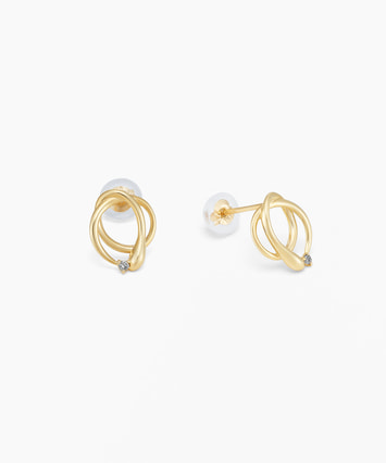 K10YG ダイヤモンド ピアス|festaria Online Shop(フェスタリア