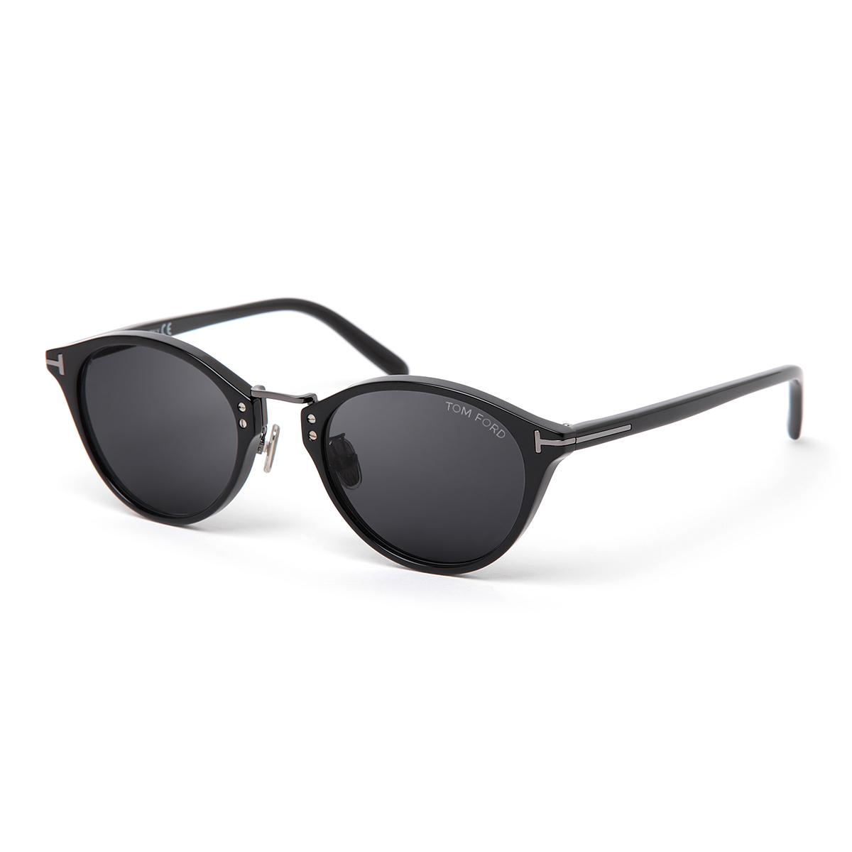 日本企画】TOM FORD FT0879DN 01A ブラック(01A ブラック): サングラス
