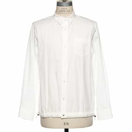 SACAI＜サカイ＞ドローコード付コットン ポプリンシャツ（2242601