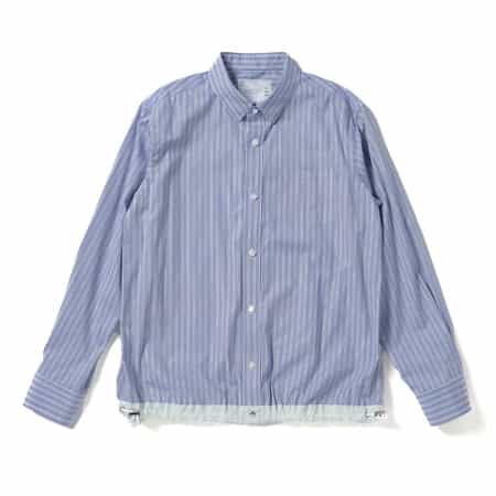 SACAI＜サカイ＞ドローコード付コットン ポプリンシャツ（2242601