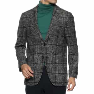 グレンチェック柄 ニットジャケット（2244623）｜BARNEYS NEW YORK