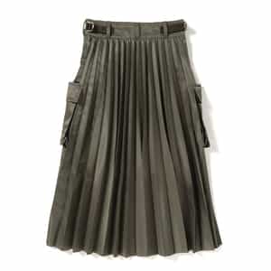 ナイロンツイル プリーツスカート（2244782）｜SACAI(サカイ