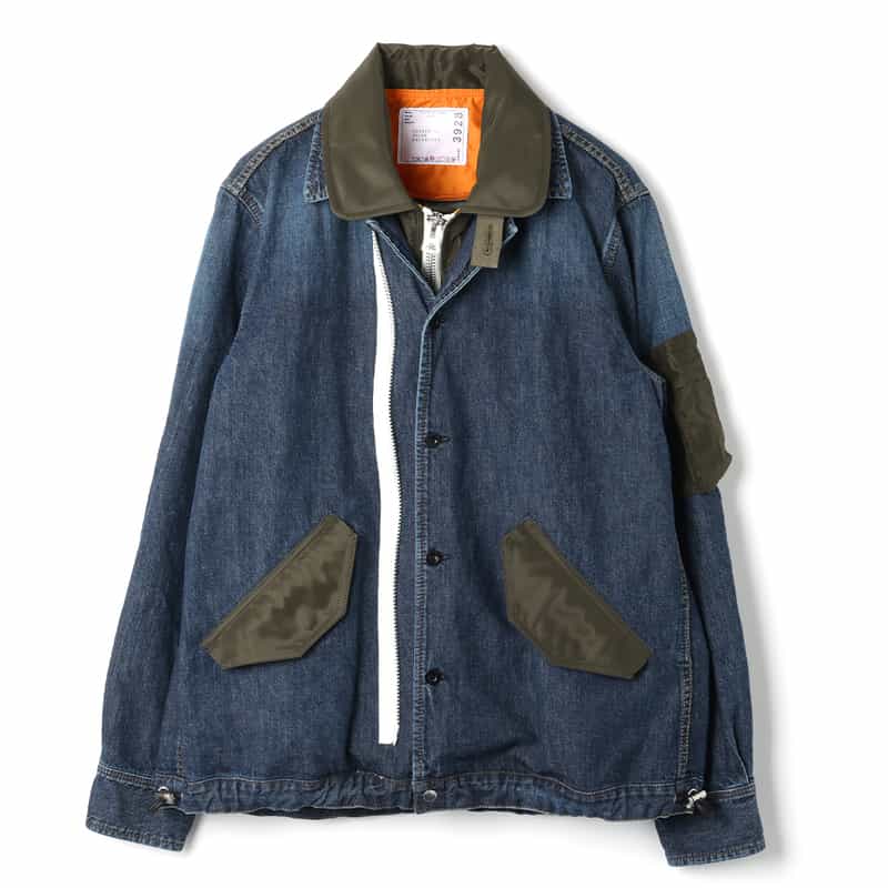 SACAI＜サカイ＞ コンビネーション デニムブルゾン（2264154）｜SACAI