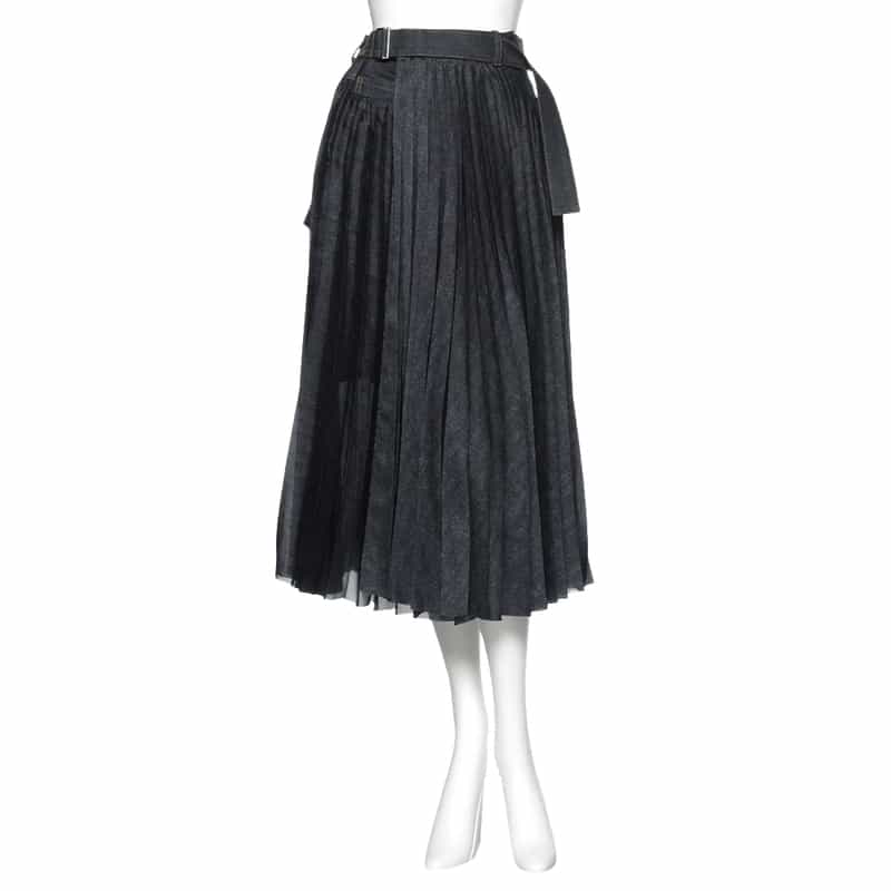 デニム プリーツスカート（2235420）｜SACAI(サカイ）｜WOMEN'S