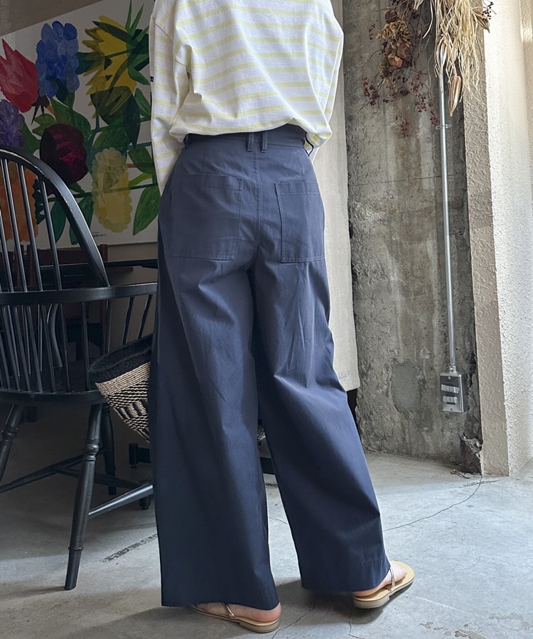 タックワイドパンツ(36 WHITE): パンツ｜PMbox P&M OFFICIAL ONLINE