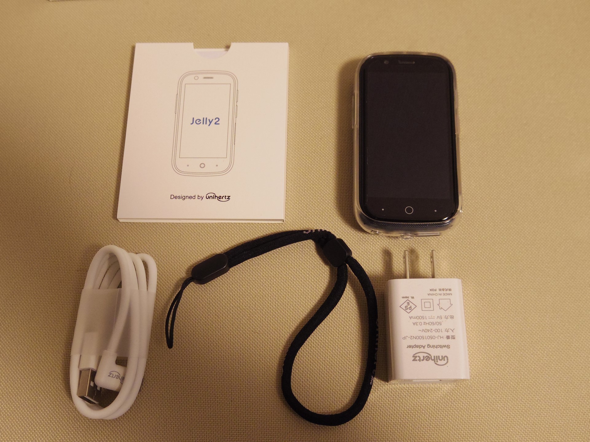 Unihertz Jelly 2 購入 ＆ カバーなしでストラップ取り付け: onigiristream