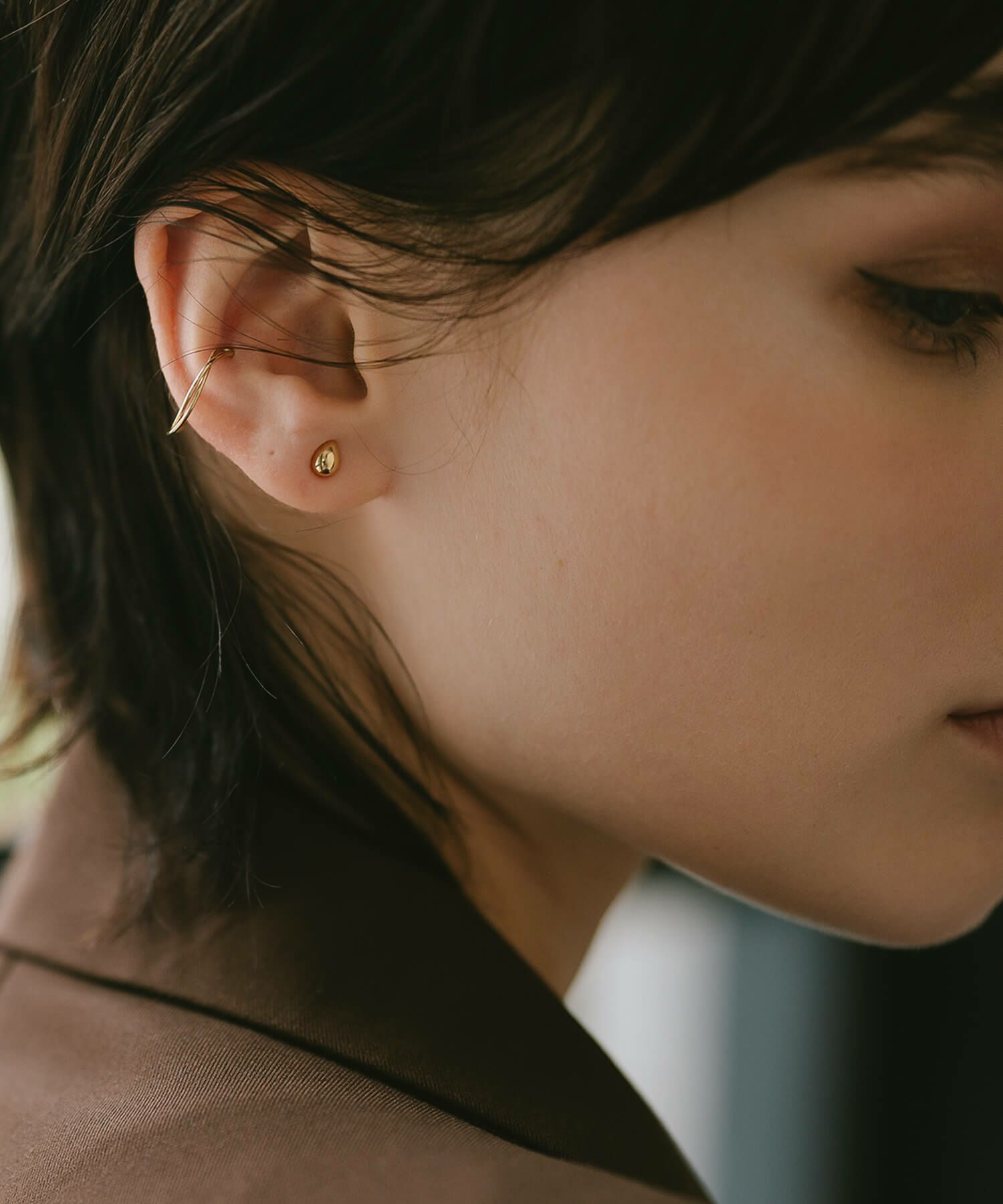 K18 Tiny Studs Earrings MOLLICA GRAND -モリカ グラン- | Ops