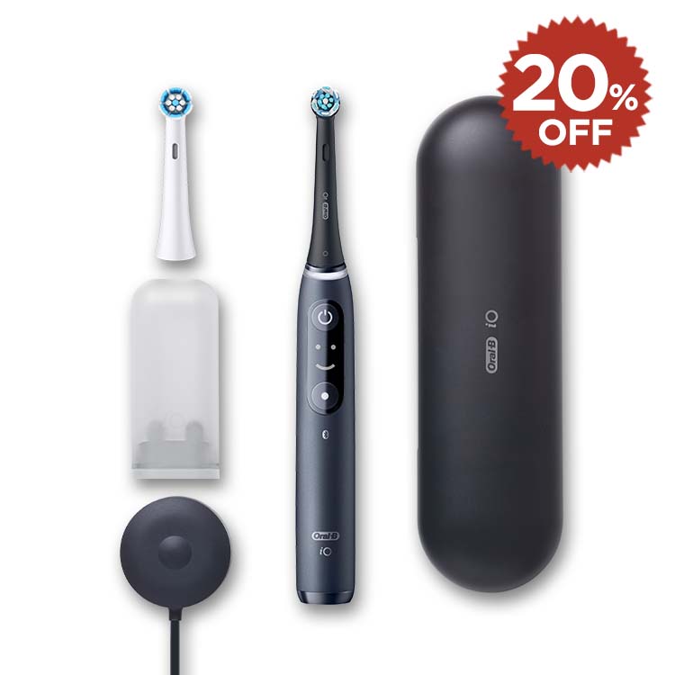 電動歯ブラシ ブラウンオーラルB 公式 | iO7（ブラックオニキス / 黒