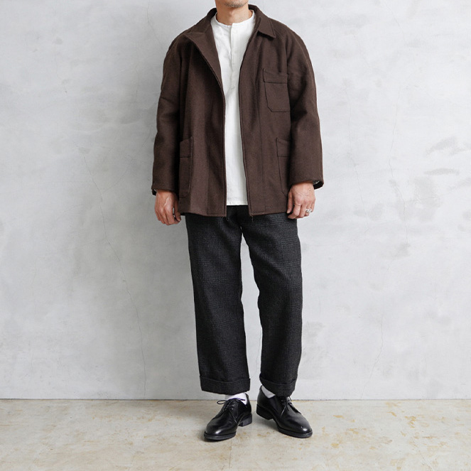 デッドストック】イタリア軍 ホスピタル ラップ ウールジャケット