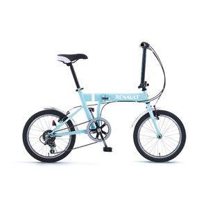 RENAULT（ルノー） 折り畳み自転車 18インチ FDB186 ミントブルー