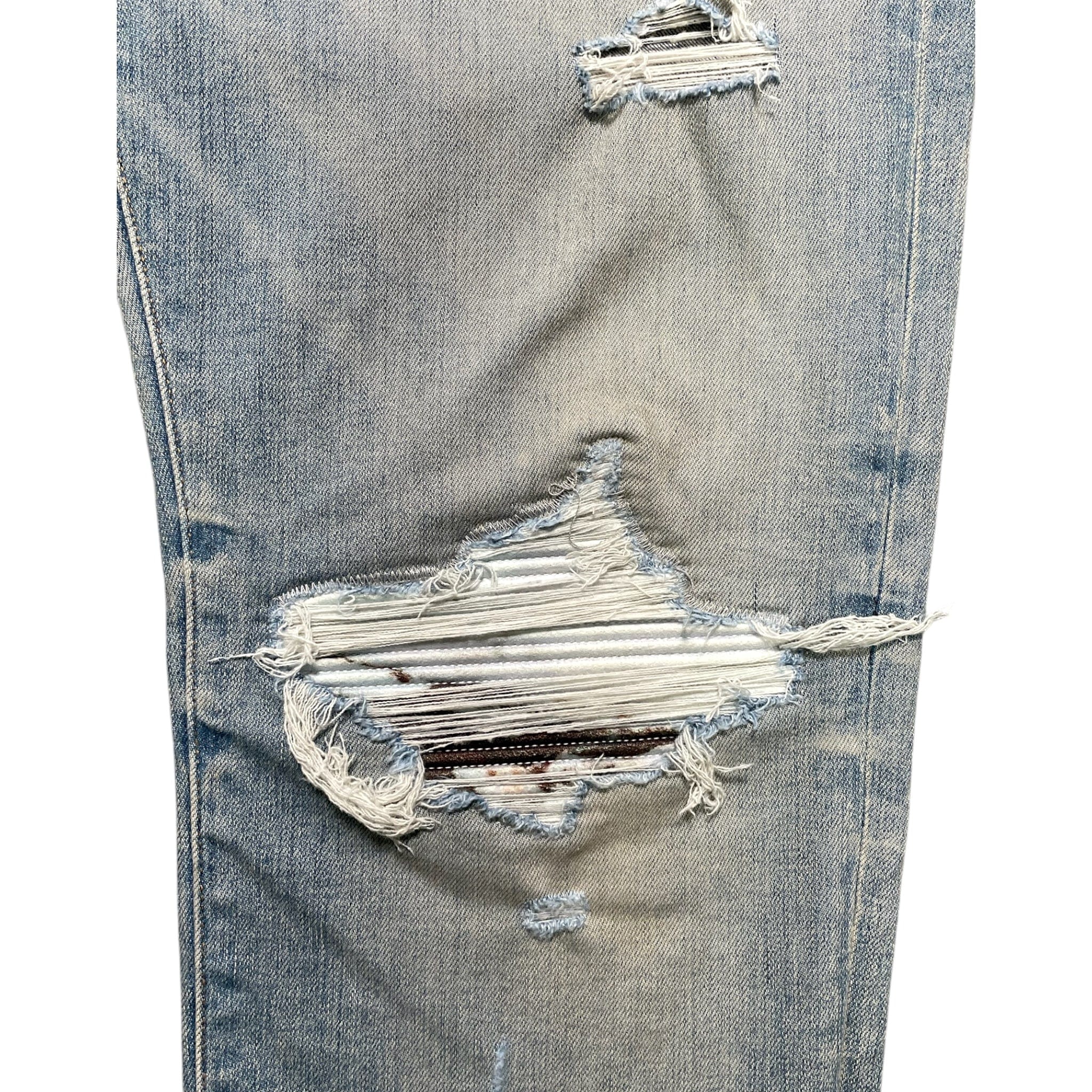 Amiri MX1 Marble Patch Jeans Clay Indigo