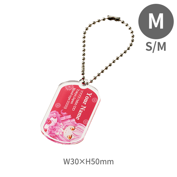 アクリルドッグタグ(M)【最安値29円】｜オリジナルグッズ・販売品製作