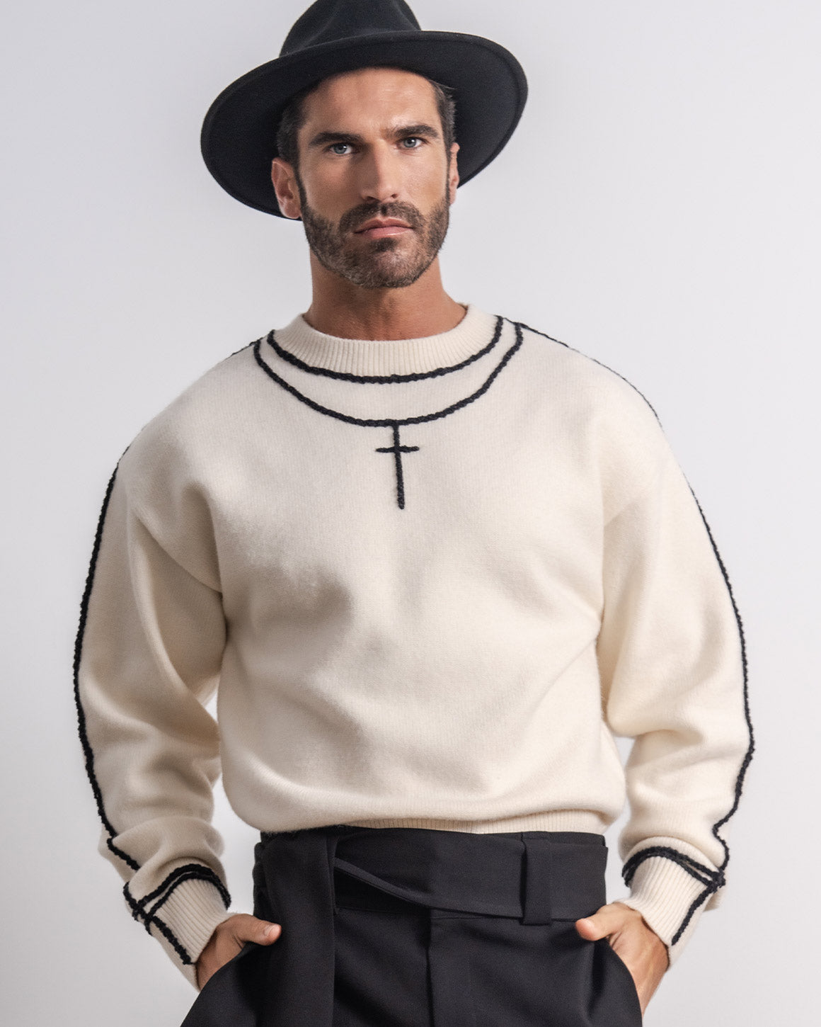 Cross Oversized Sweater – ORTTU